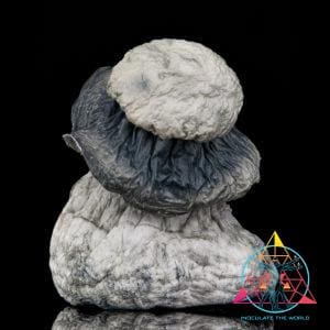 Albino Penis Envy (APE) mushroom dried close up